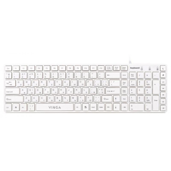 

Клавиатура Vinga KB820 White