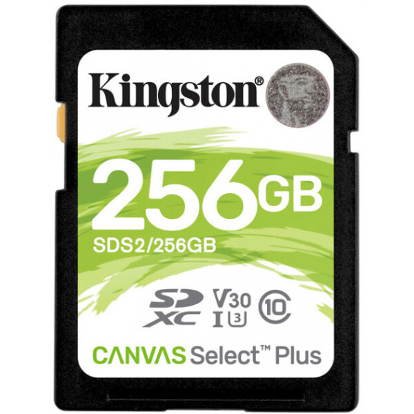 

Карта памяти Kingston 256GB SDXC Canvas Select Plus SDS2/256GB