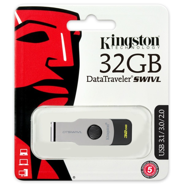 

Kingston DT SWIVL 32GB USB3.0 (DTSWIVL/32GB)
