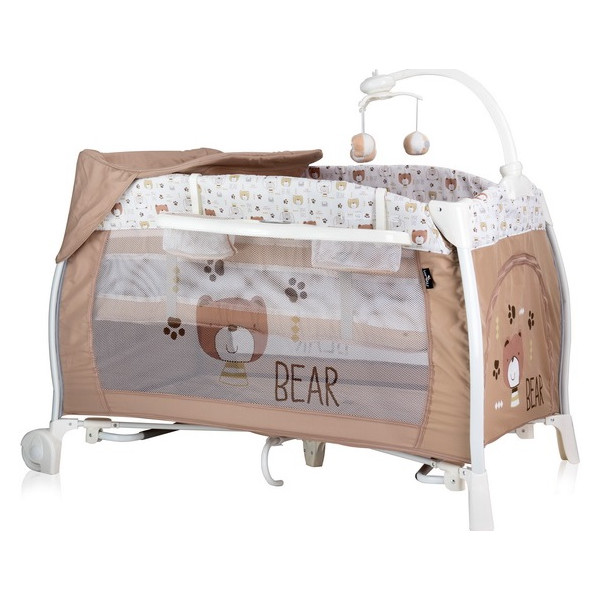 

Манеж Bertoni I LOUNGE 2L ROCKER (green&beige moon bear)