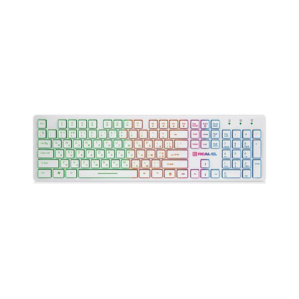 

Клавиатура REAL-EL Comfort 7070 White