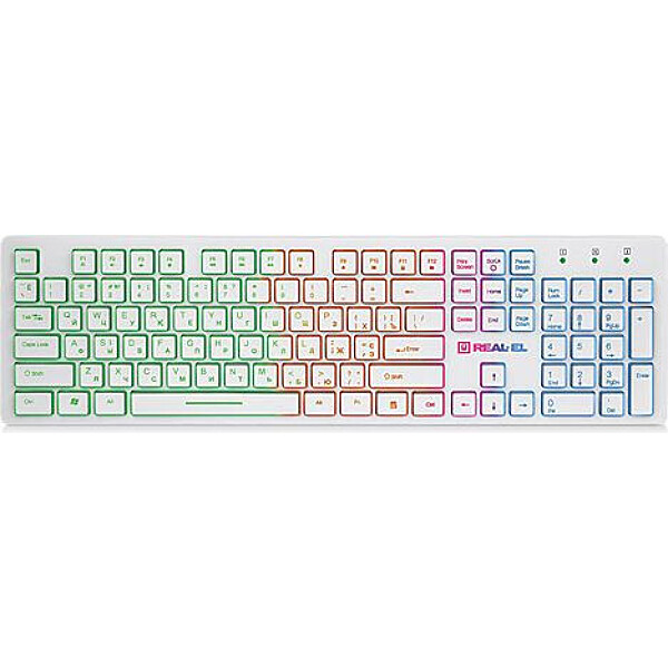 

Клавиатура REAL-EL Comfort 7070 White USB UAH