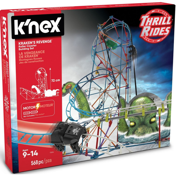 

Конструктор динамический K"Nex Американские горки - Месть Кракен (17616)