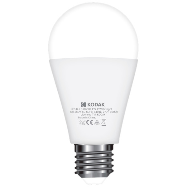 

Лампа светодиодная KODAK A60 E27 12W 220V 4100K (30419414/B-IK1)