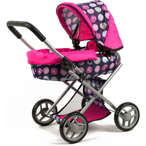 

Коляска для кукол Melogo 9369/82100 (pink/black)