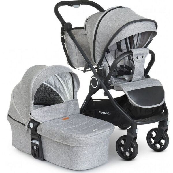 

Коляска универсальная 2в1 El Camino Saga ME 1085 (grey) (24667)