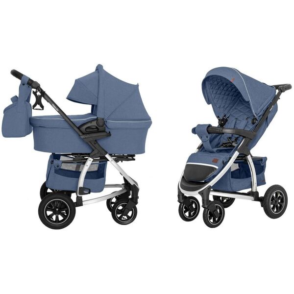 

Коляска универсальная CARRELLO Vista CRL-6506 (2in1) Denim Blue в льне /1/