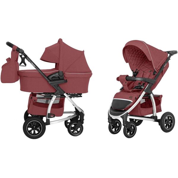 

Коляска универсальная CARRELLO Vista CRL-6506 (2in1) Ruby Red в льне /1/