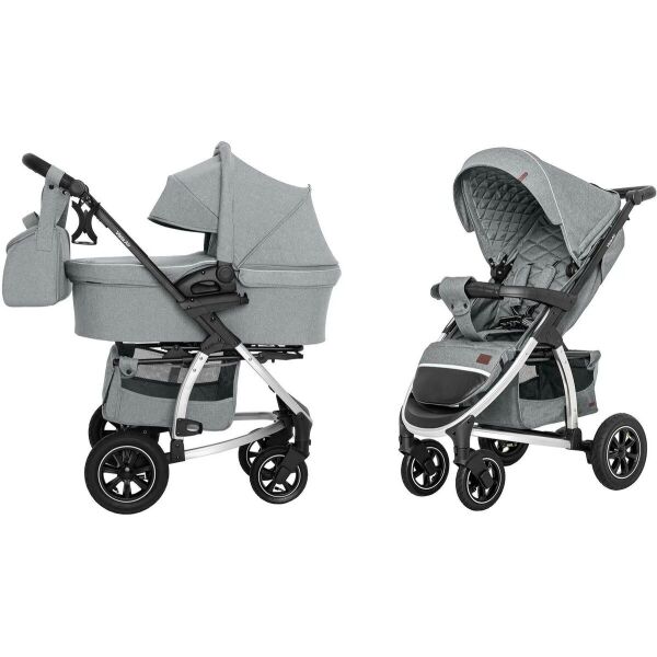 

Коляска универсальная CARRELLO Vista CRL-6506 (2in1) Shark Gray в льне /1/