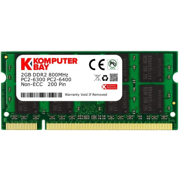 

Komputerbay SoDIMM DDR2 2GB 800 MHz (KB_2GBDDR2_SO800_16) "Refurbished"
