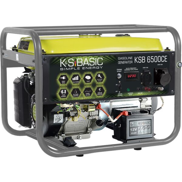 

Генератор бензиновый Konner&Sohner KSB 6500C