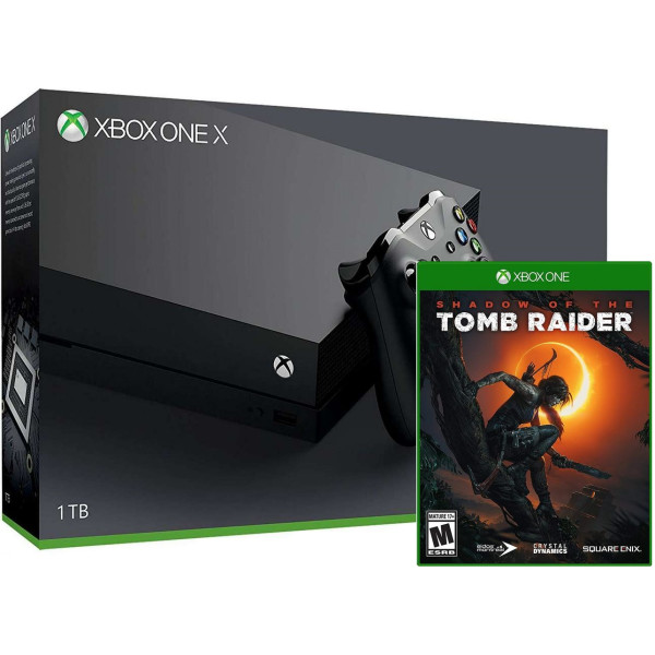 

Xbox One X Black 1Tb + Shadow of the Tomb Raider (ваучер на скачивание)