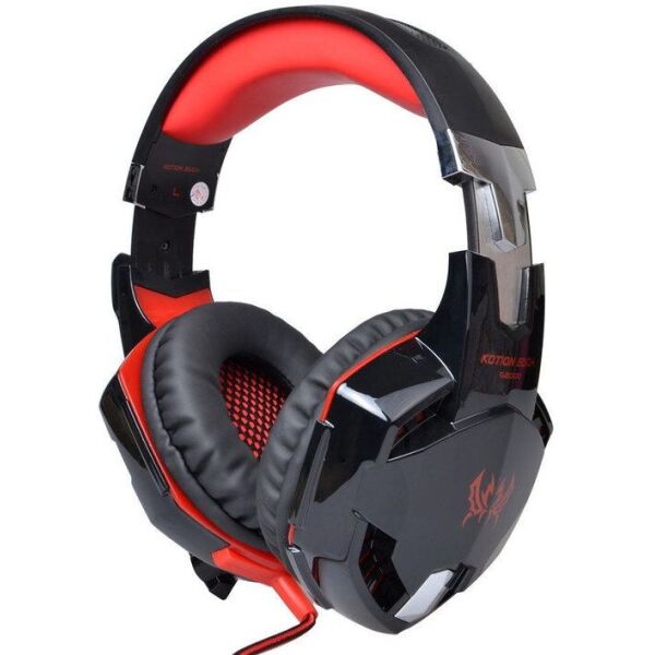 

Геймерские наушники Kotion Each G2000 Pro Gaming с подсветкой (Черно-красный)