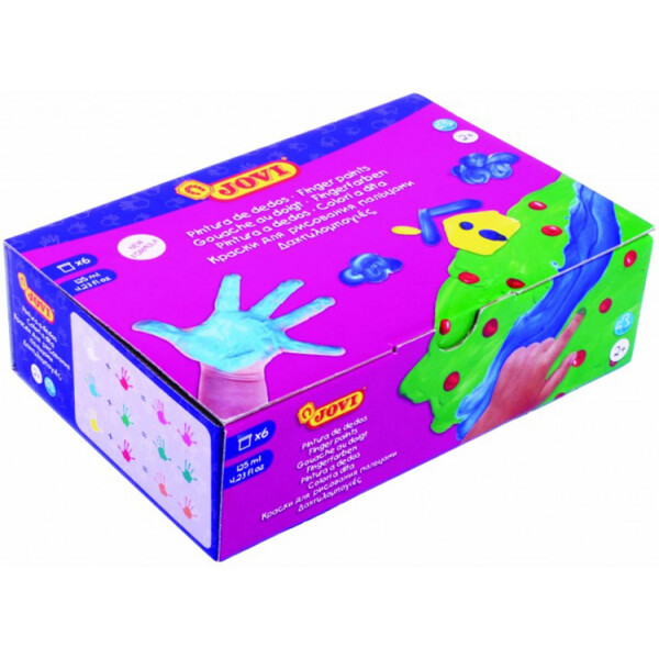 

Краски пальчиковые Jovi 6 цветов по 125 мл (560)
