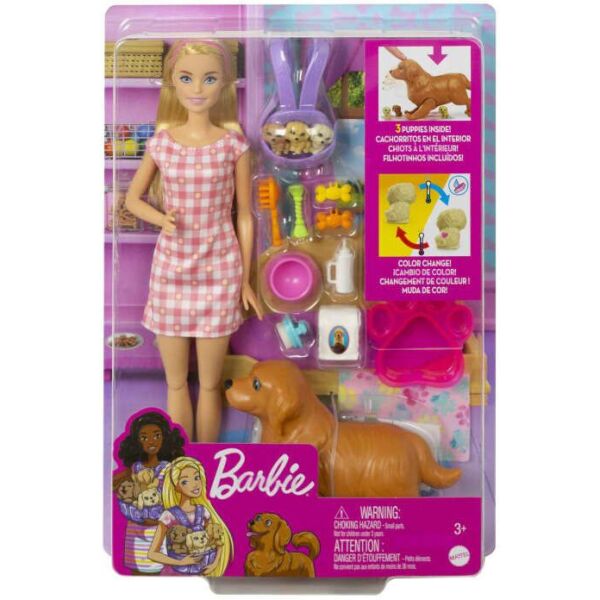

Игровой набор с куклой Barbie Маленькое трио (HCK75)