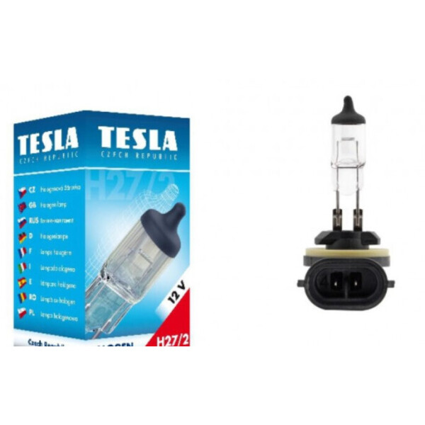 

Лампа галогенова Tesla H27W/2 (PGJ13 ) 12V, 27W B12721