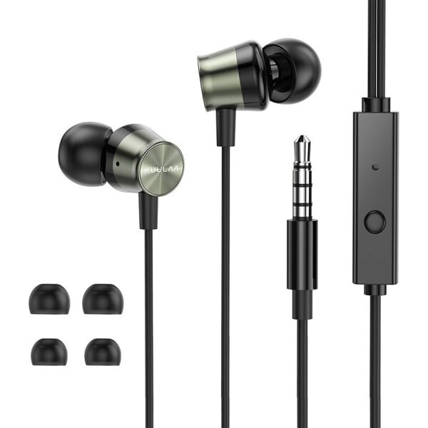 

Наушники KUULAA Metallic In-ear (KL-O132) Dark Green