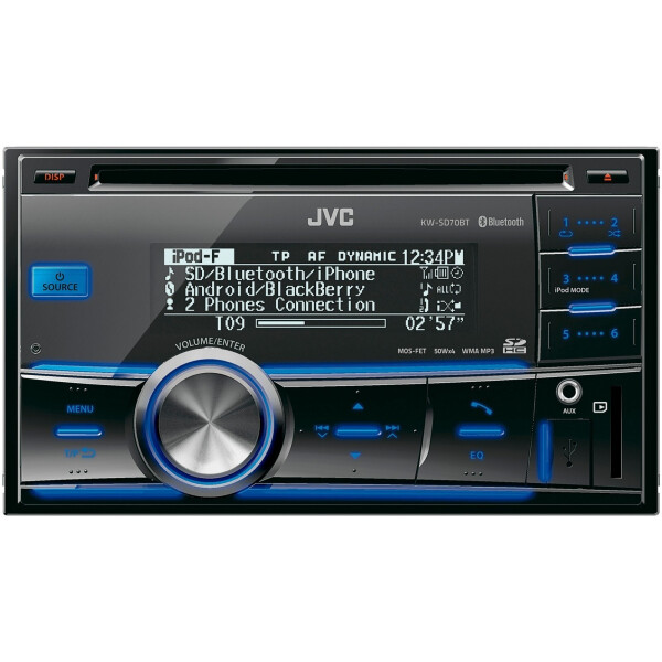 

Автомагнитола JVC KW-SD70BTEYD