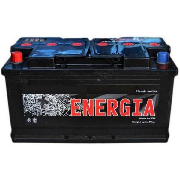 

Аккумулятор ENERGIA 90Ah (+/-) (680EN) (д352*ш175*в190)