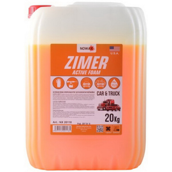 

Активная пена NOWAX ZIMER Active Foam (NX20118) 20кг