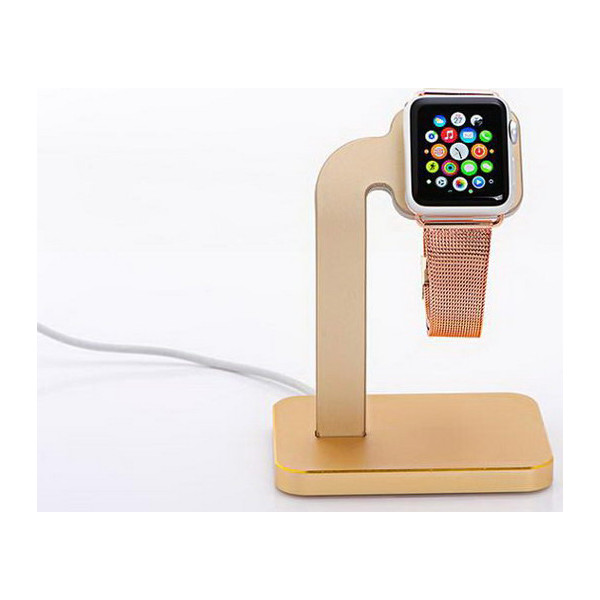 

Док-станция для Apple Watch - Coteetci Base4 золотистая