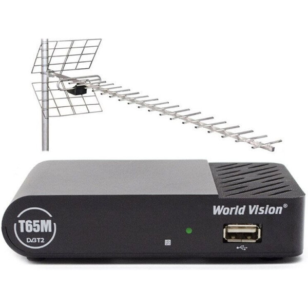 

World Vision T65M + Антенна ДМВ наружная Energy SRT ANT 19
