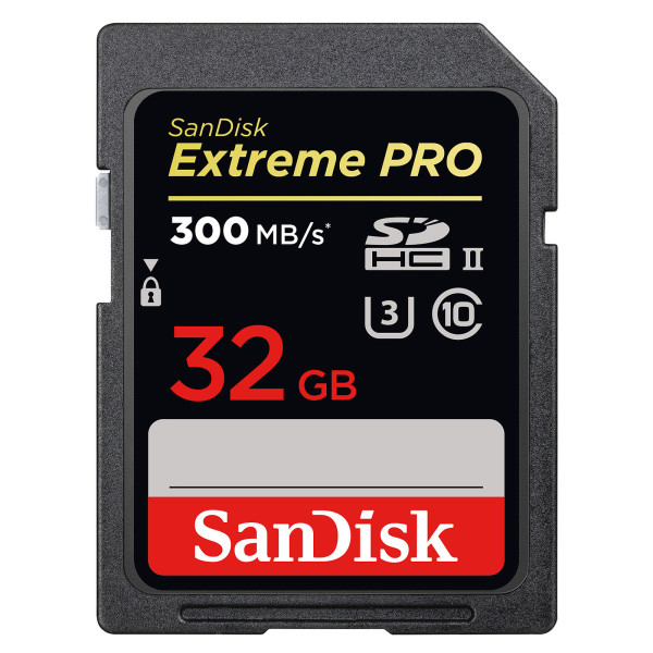 

SanDisk 32GB SDHC C10 UHS-II R300/W260MB/s 4K Extreme Pro (SDSDXPK-032G-GN4IN)