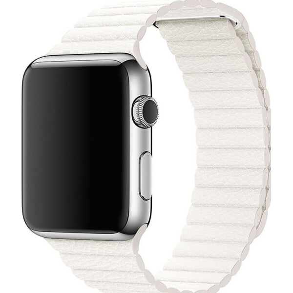 

Ремешок Leather Loop Design для Apple watch 42mm / 44mm (Белый) (339348)