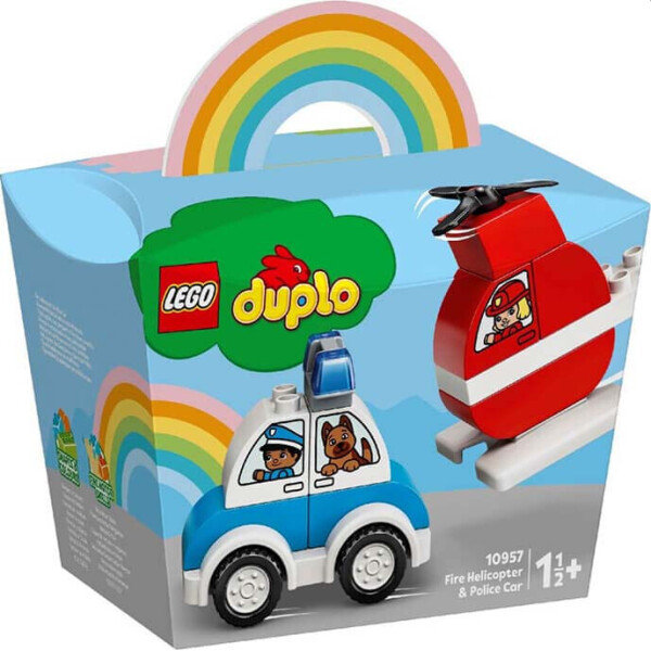 

LEGO DUPLO Пожарный вертолет и полицейский автомобиль (10957)