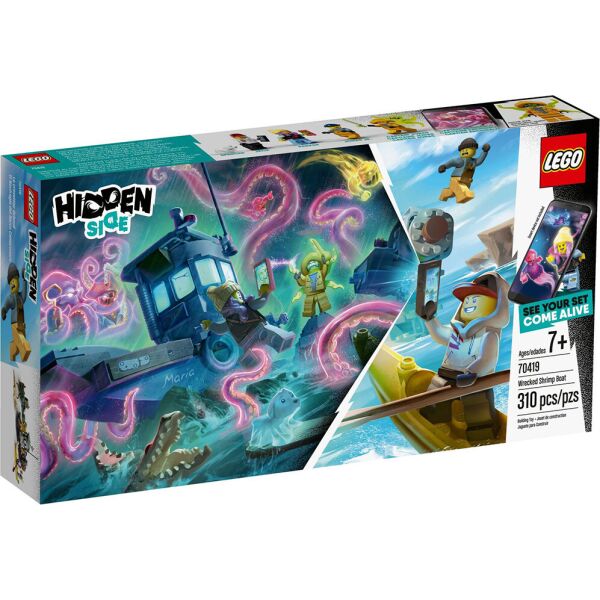

LEGO Hidden Side Затонувшая лодка креветок (70419)