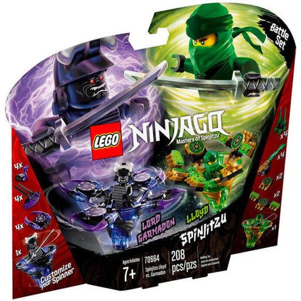 

LEGO NINJAGO Спин-джитсу Ллойд против Гармадона (70664)