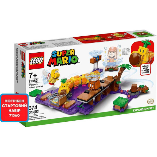 

LEGO Super Mario Дополнительный набор «Ядовитое болото егозы» (71383)