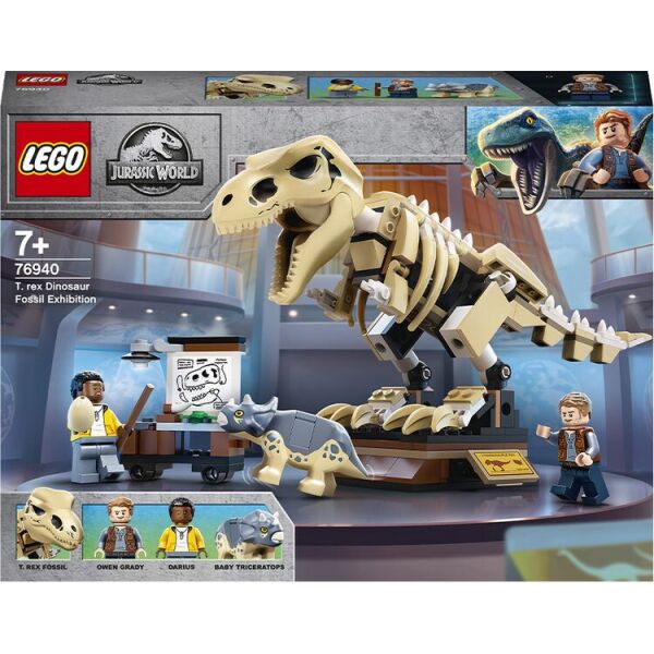 

LEGO Jurassic World Выставочный скелет тираннозавра (76940)
