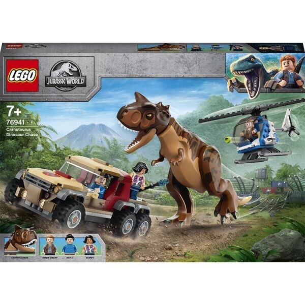 

LEGO Jurassic World Преследование динозавра карнотавр (76941)
