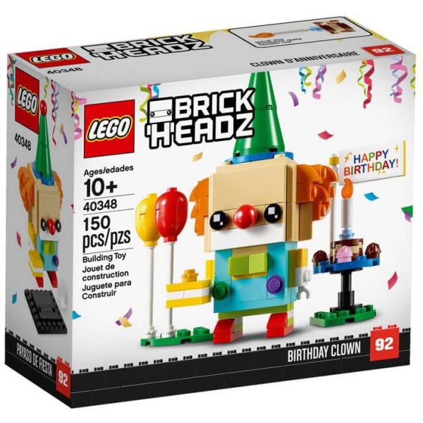 

LEGO Brick Headz Клоун на день рождения (40348)