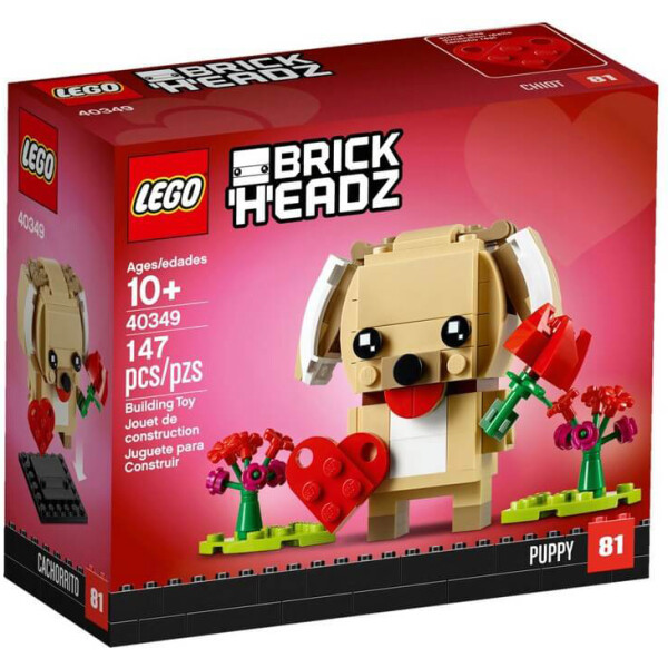 

LEGO Brick Headz Щенок на День святого Валентина (40349)