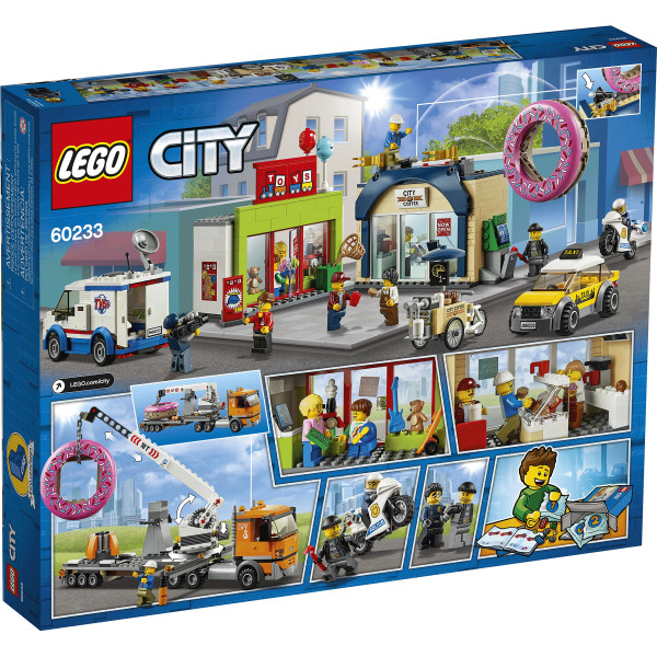 

Конструктор LEGO City Открытие магазина по продаже пончиков (60233)