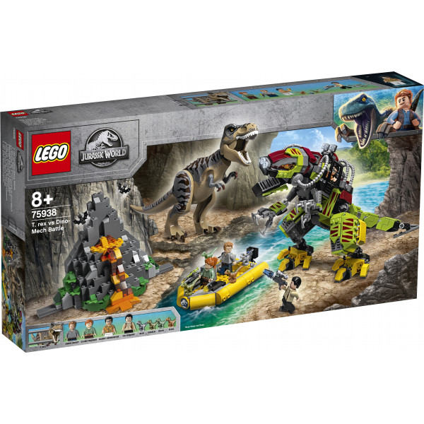 

Конструктор LEGO Jurassic World Бой тираннозавра и робота-динозавра (75938)