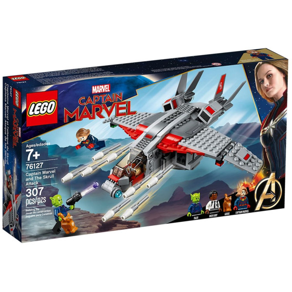 

Конструктор LEGO Super Heroes Капитан Марвел и нападение скруллов (76127)