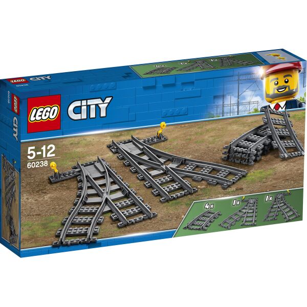 

LEGO® City Железнодорожные стрелки (60238)