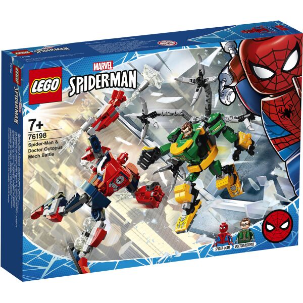 

LEGO Marvel Битва роботов: Человек-Паук против Доктора Осьминога (76198)