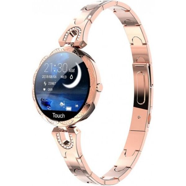 

Smart bandi AK15 Смарт часы с измерением пульса и давления Gold (110074-ST)