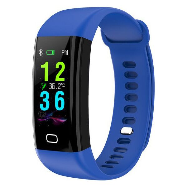

Умный фитнес-браслет Lemfo F07 Health с измерением температуры (Синий)