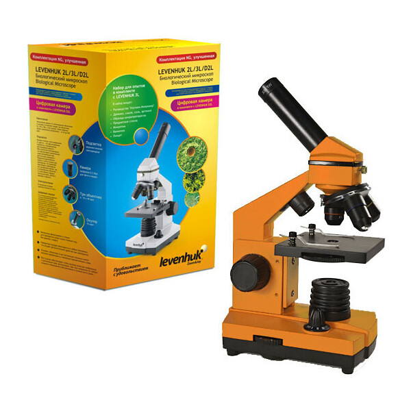 

Микроскоп Levenhuk Rainbow 2L Orange
