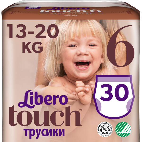 Акция на Подгузники-трусики детские Libero Touch Pants 6 (30) (7322541092201) от Allo UA