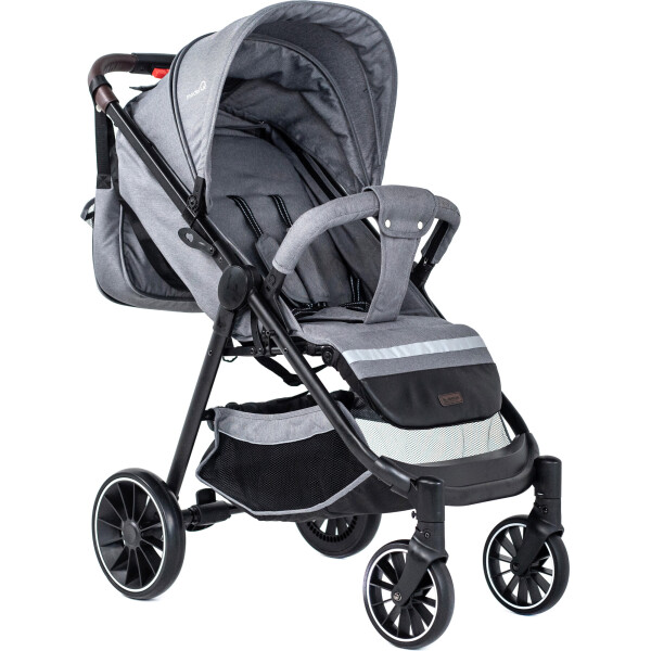 

Детская коляска прогулочная Bubago Model Q Light grey (BGQ1)