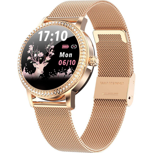 

Смарт-часы King Wear LW20 Metal с тонометром (Gold)