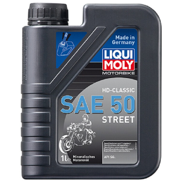 

Моторное масло Liqui Moly MOTORBIKE HD-CLASSIC SAE 50 STREET 1л (1572)
