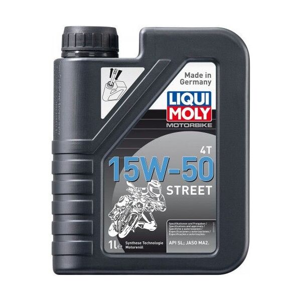 

Масло 4T Liqui Moly Motorbike 4T 15W-50 Street 1Л
