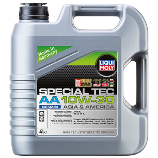 

Моторное масло Liqui Moly SPECIAL TEC AA 10W-30 BENZIN 4л (21337)